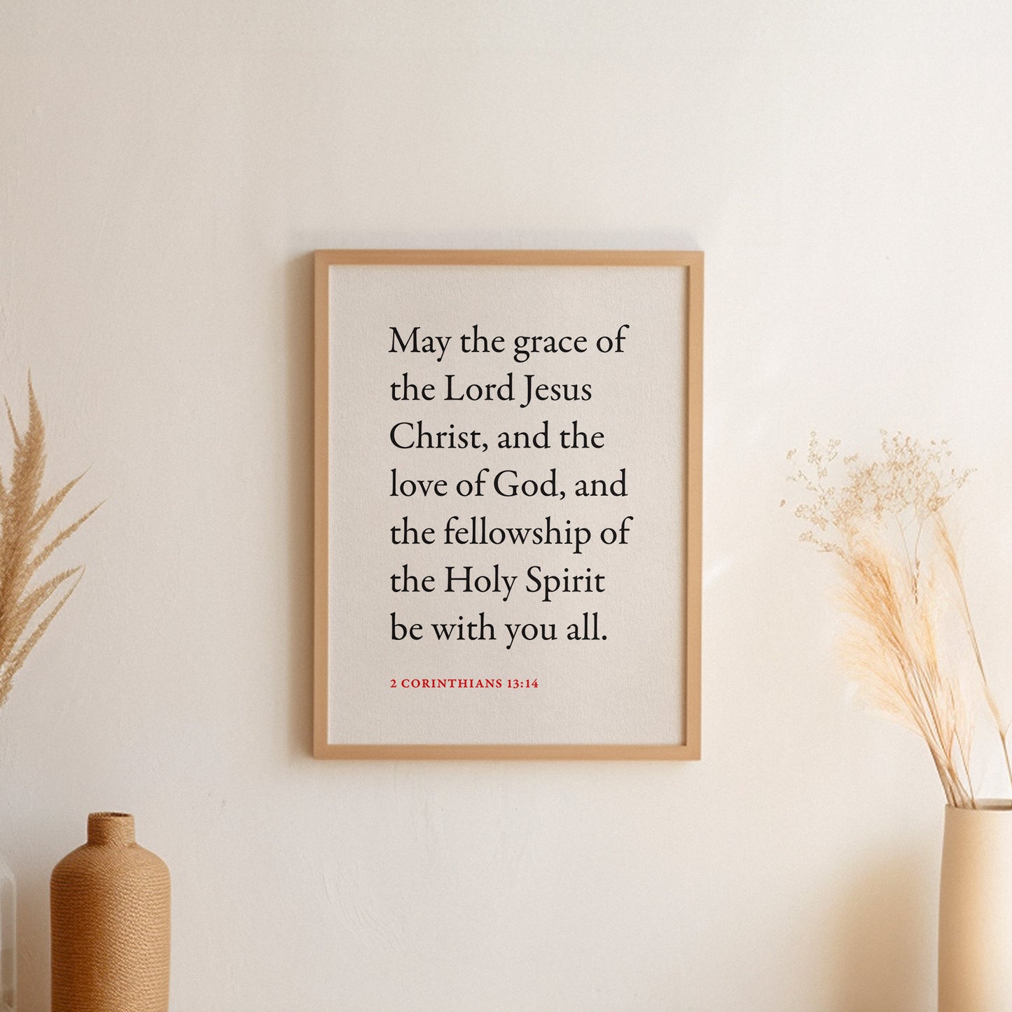 2 Corinthians 13:14 Unframed Print